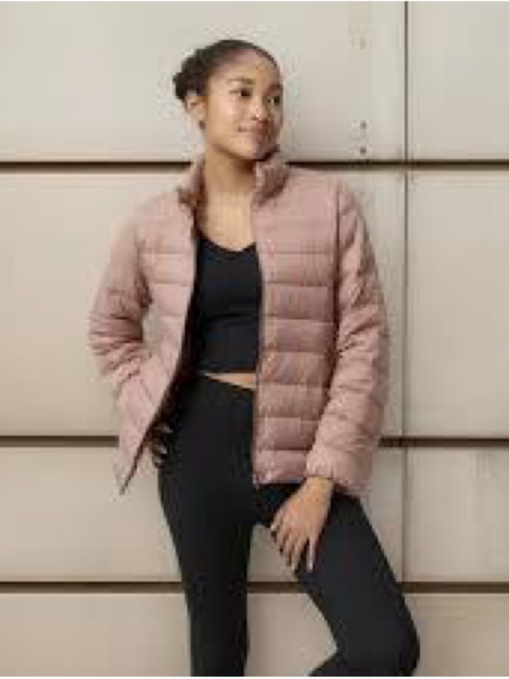 Uniqlo Pufftech Packable water repellent
Puffer Jacket PINK Ladies Medium J